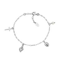 Armband Amen Dame Sacro in Silber Perla BRMSCMBBZ1 - BRMSCMBBZ1